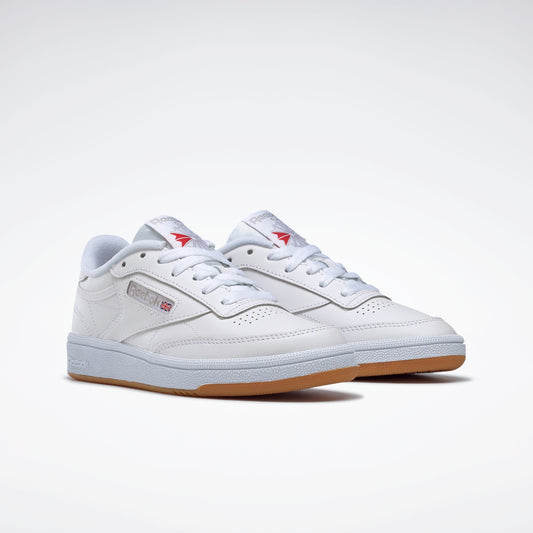 REEBOK FOOTWEAR WOMEN CLUB C 85 WOMEN WHT/LIGHT GRY/GUM