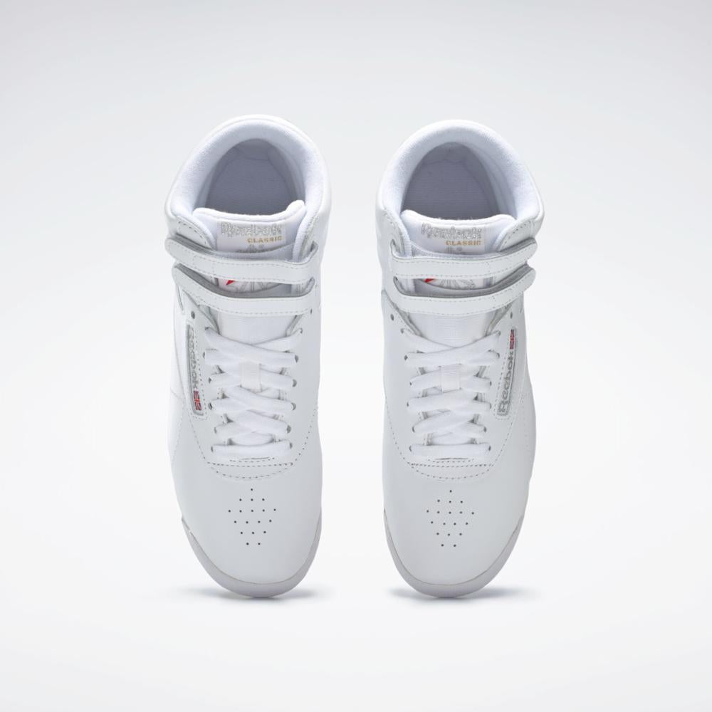 Reebok Footwear Women Freestyle Hi Women's Shoes INT-WHT/SILVER