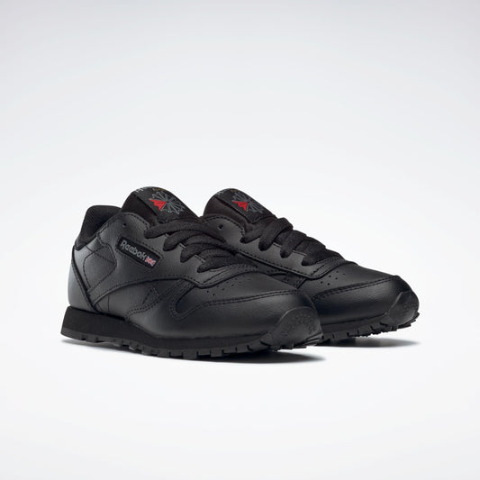 Reebok Footwear Kids Classic Leather Shoes - Pre-School BLACK-1