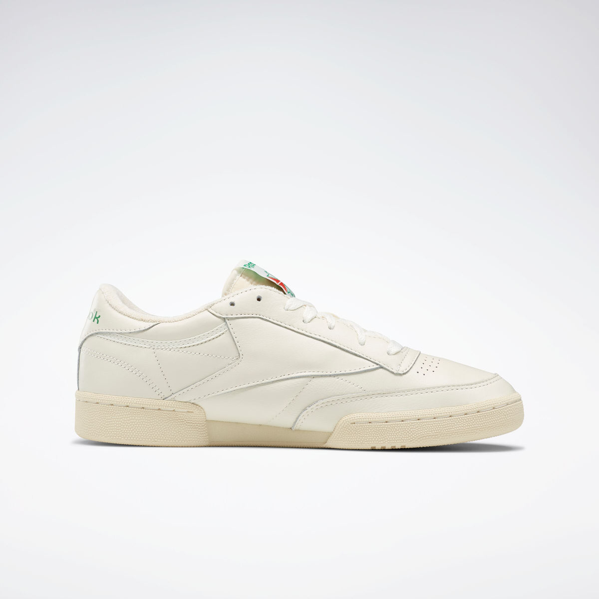 REEBOK FOOTWEAR UNISEX CLUB C 85 VINTAGE UNISEX TOP-CHALK/PAPERWHT/GLEN GREEN