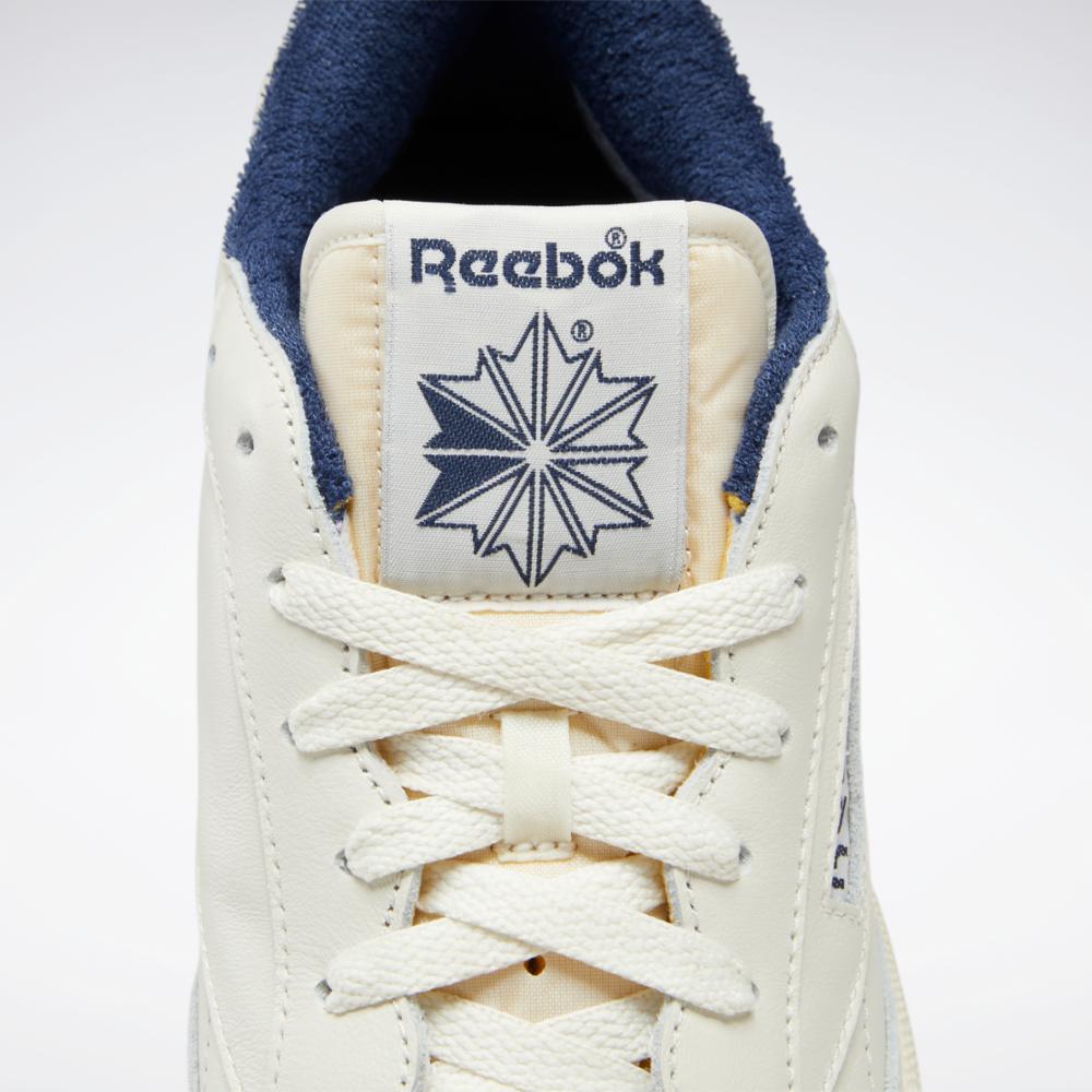 Reebok Footwear Men Club C 85 Vintage Shoes CHALK/ALABASTER/VECTOR NAVY