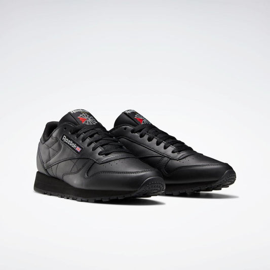 Chaussures Reebok Hommes CLASSIC LEATHER CORE BLK/CORE BLK/PURE GREY 5