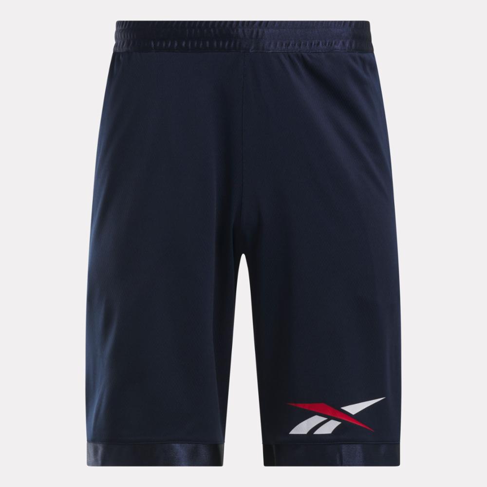 Reebok Apparel Men Basketball Mesh Shorts VECNAV