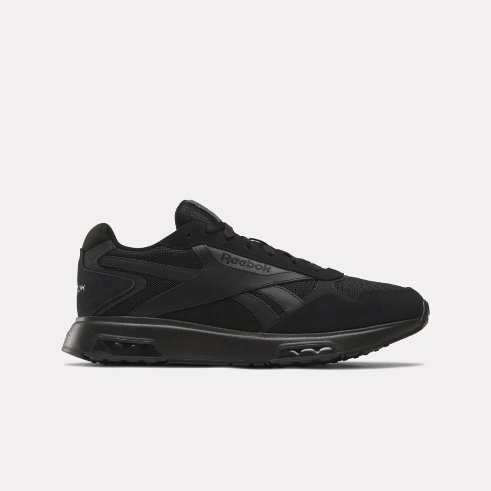 Reebok Footwear Men Reebok Glide DMX Shoes BLACK/BLACK/GREY