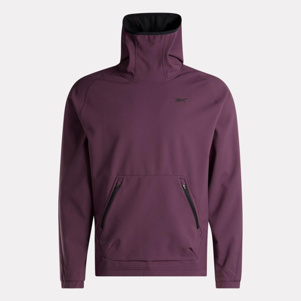Reebok Apparel Men Outerverse Strength Hoodie MIDNIGHT PLUM