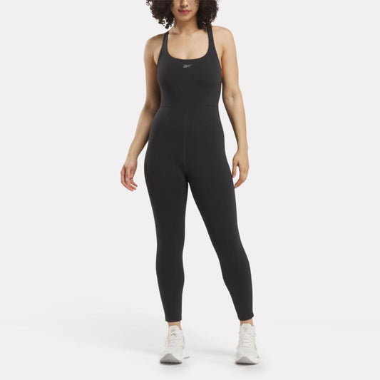 Reebok Apparel Women Lux 7/8 Bodysuit BLACK