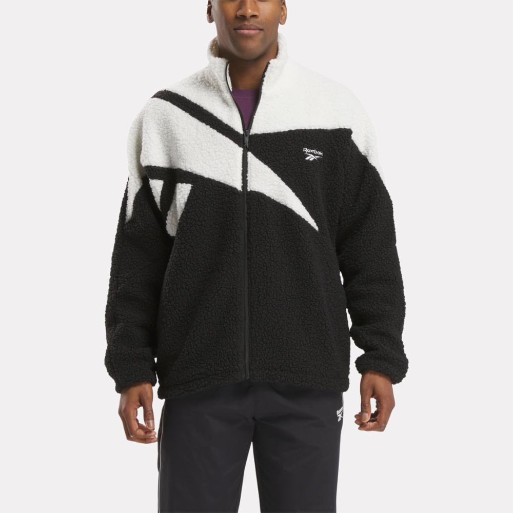 High pile fleece jacket men's hotsell