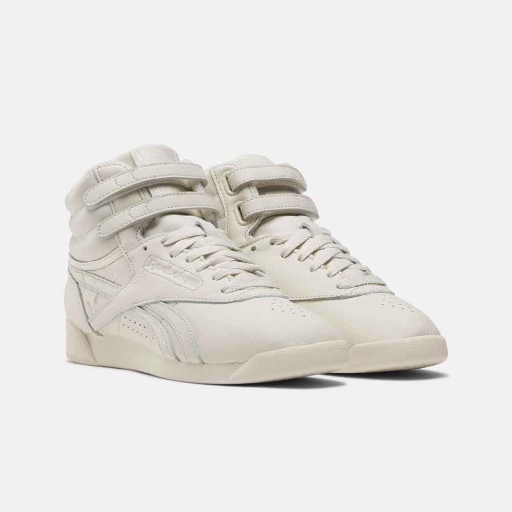 Reebok Footwear Women Reebok x ANINE BING Freestyle Hi Shoes BONE/CHALK