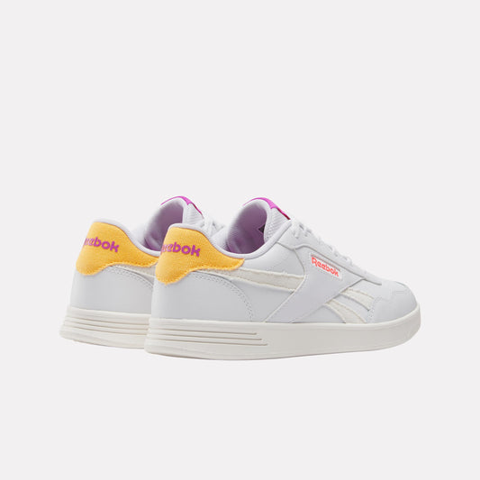 Reebok Footwear Women Reebok Court Advance Shoes FTWRWHITE/CHALK/PURPLERAVE