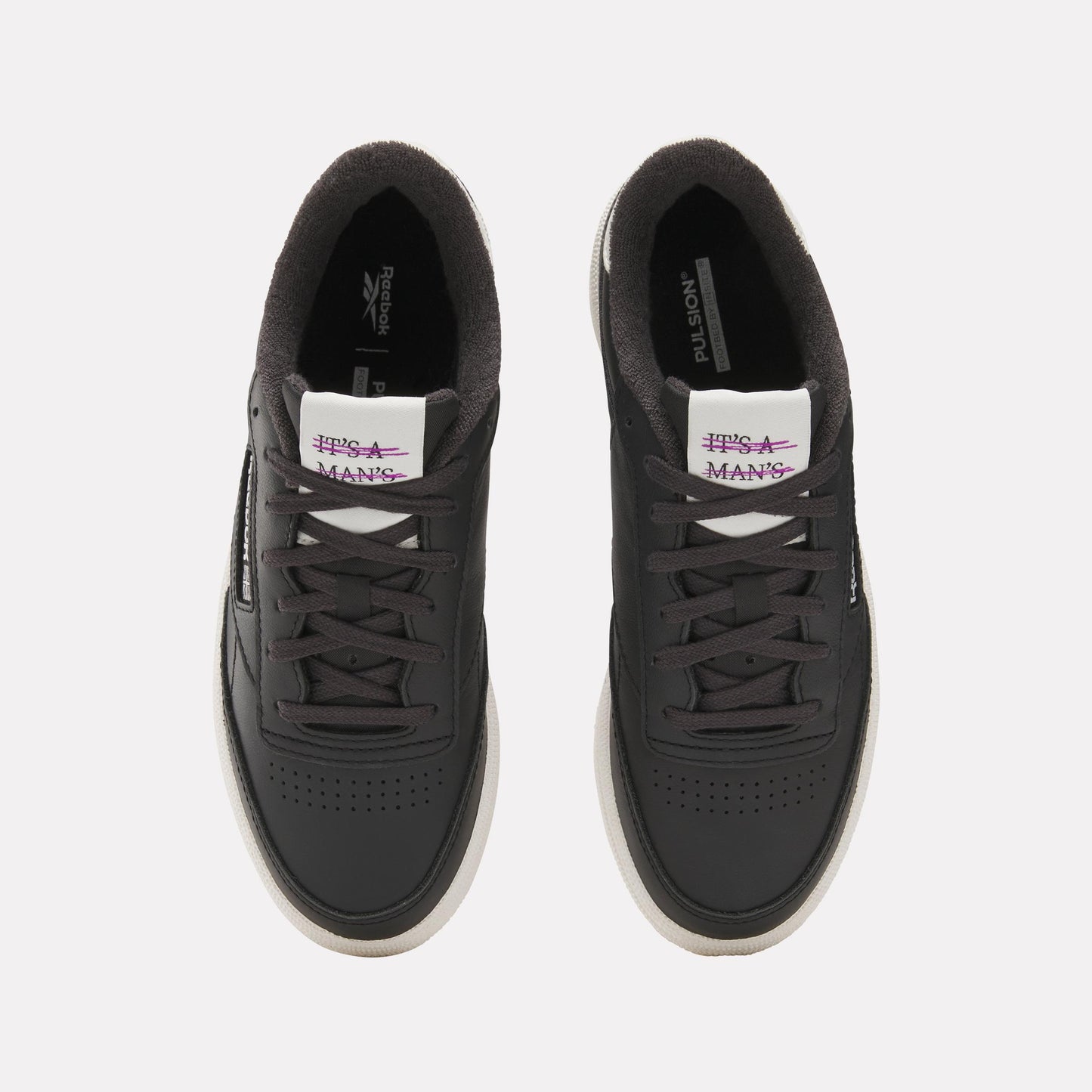 Reebok Footwear Women Club C 85 Shoes BLACK/CHALK/PURPLERAVE