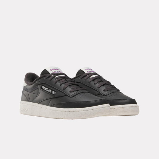 Reebok Footwear Women Club C 85 Shoes BLACK/CHALK/PURPLERAVE