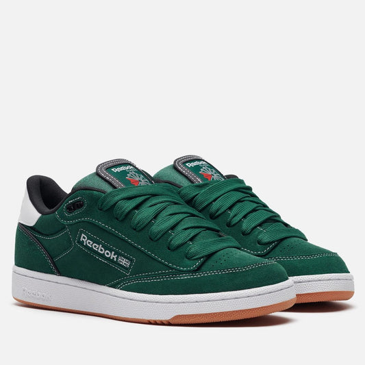 Reebok Footwear Men Club C Bulc Clean Shoes DARKGREEN/BLACK/WHITE