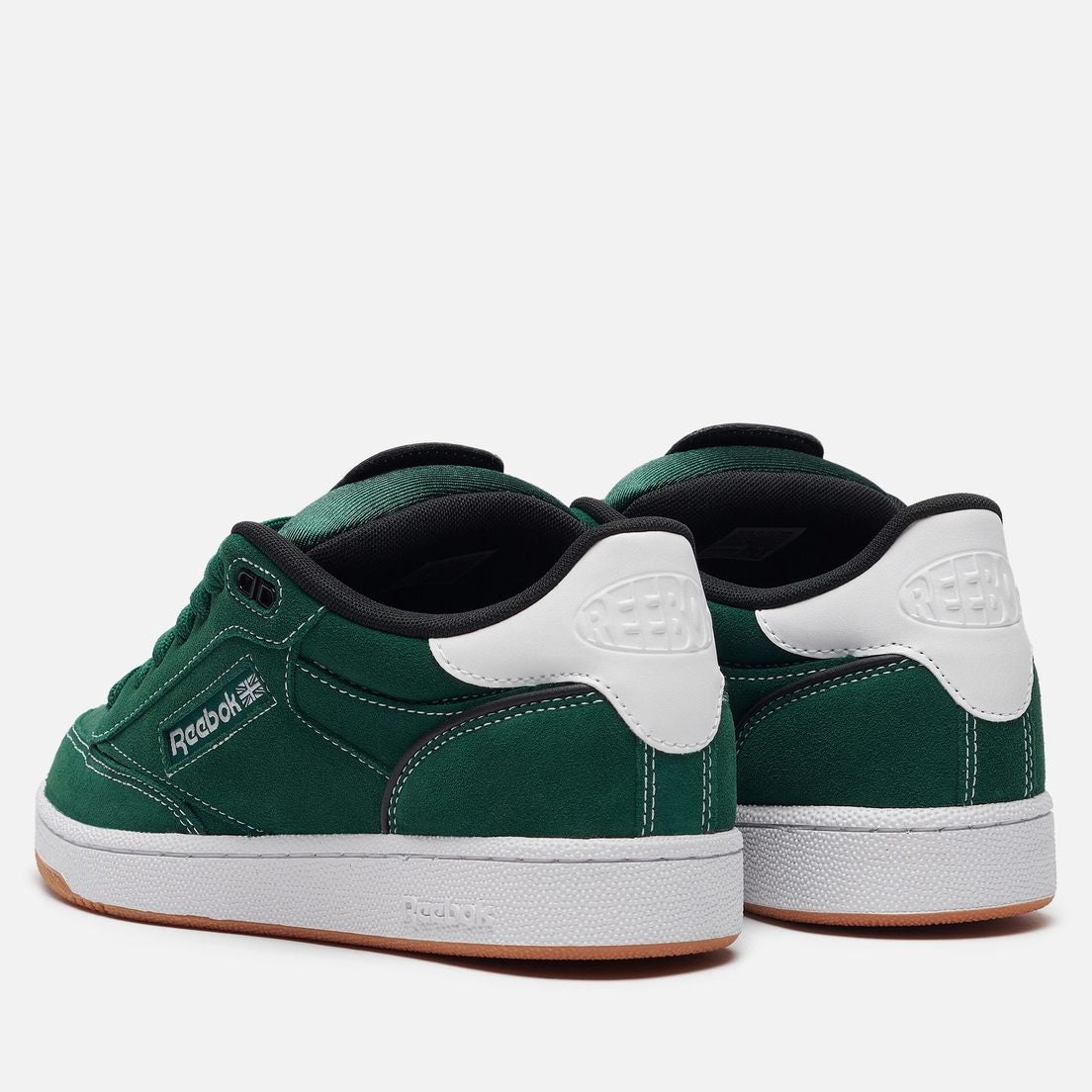 Reebok Footwear Men Club C Bulc Clean Shoes DARKGREEN/BLACK/WHITE