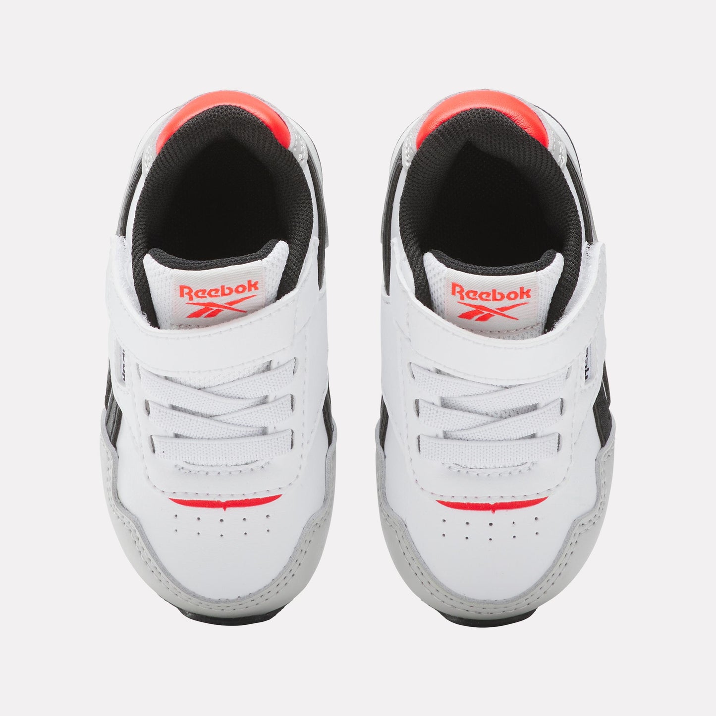 Reebok Footwear Kids Reebok Glide Elastic Lace & Top Strap Shoes - Toddler FTWRWHITE/MISTGREY/ENERGYRED