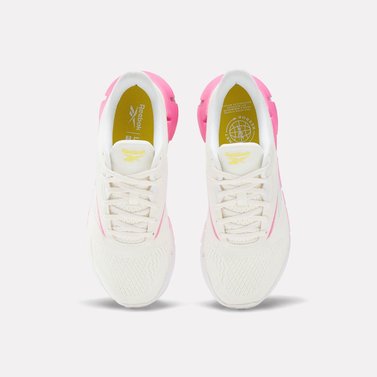 Reebok Footwear Women Zig Dynamica 5 Shoes VINTGCHALK/WHITE/TRUPINK