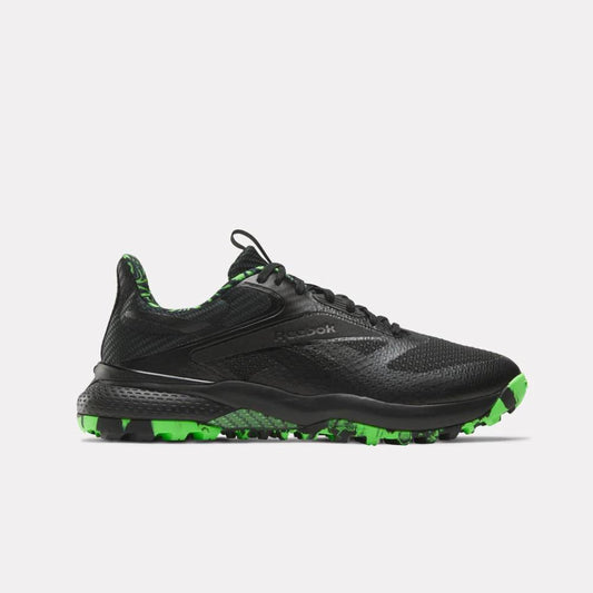 Reebok Footwear Men Nano Golf Shoes BLACK/SOLAR LIME