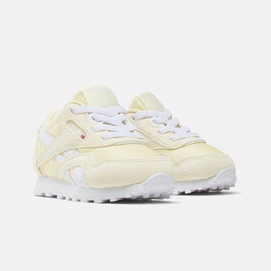 Reebok Footwear Kids Classic Nylon Shoes (Baby & Toddler) BLEACHEDYELLOW/WHITE