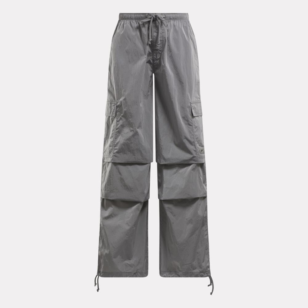 Reebok Apparel Women Studio Style Cargo Pants METALLIC SILVER
