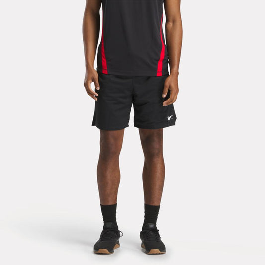 Reebok Apparel Men Basketball Mesh Shorts BLACK
