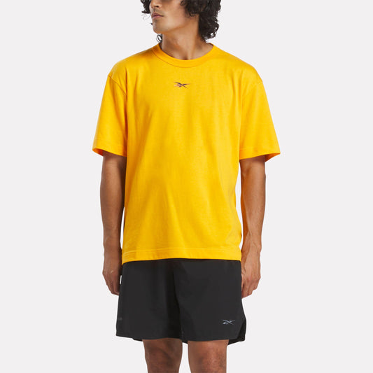 Reebok Apparel Men Athlete Tee ELECTRIC AMBER