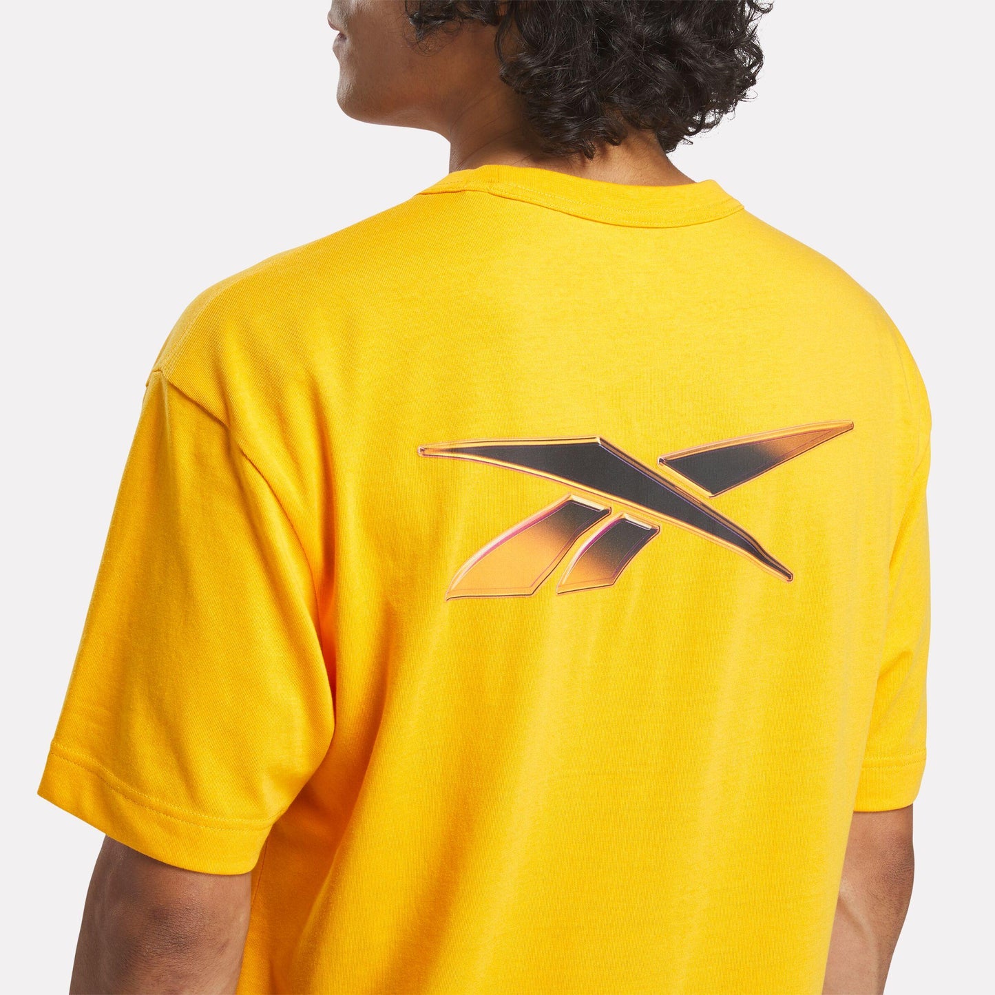 Reebok Apparel Men Athlete Tee ELECTRIC AMBER