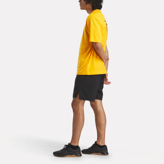 Reebok Apparel Men Athlete Tee ELECTRIC AMBER
