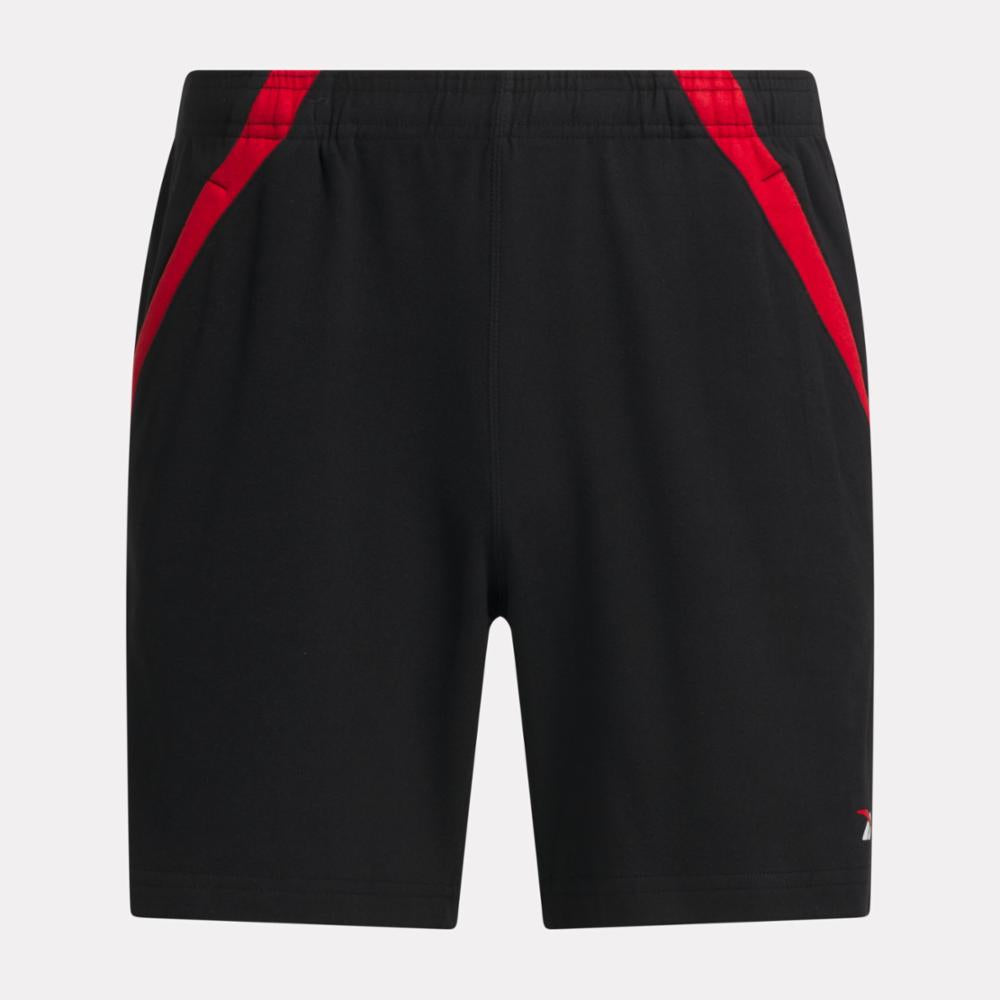 Reebok Apparel Men Training Knit Shorts 7" BLACK