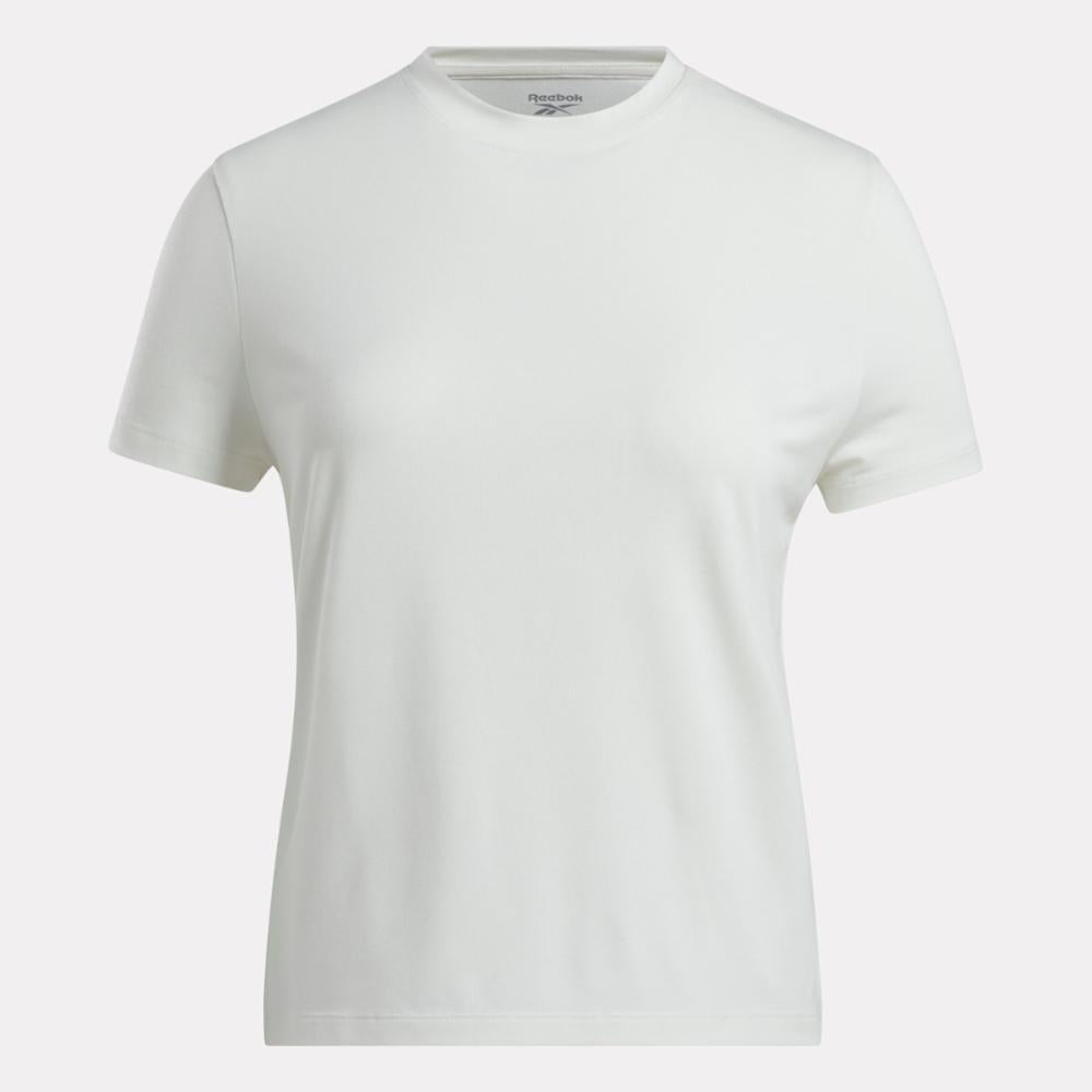 Reebok Apparel Women RBK-CHILL+DreamBlend T-Shirt CHALK