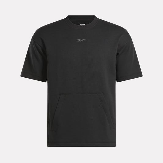 Reebok Apparel Men Athlete Crew Short Sleeve T-Shirt BLACK