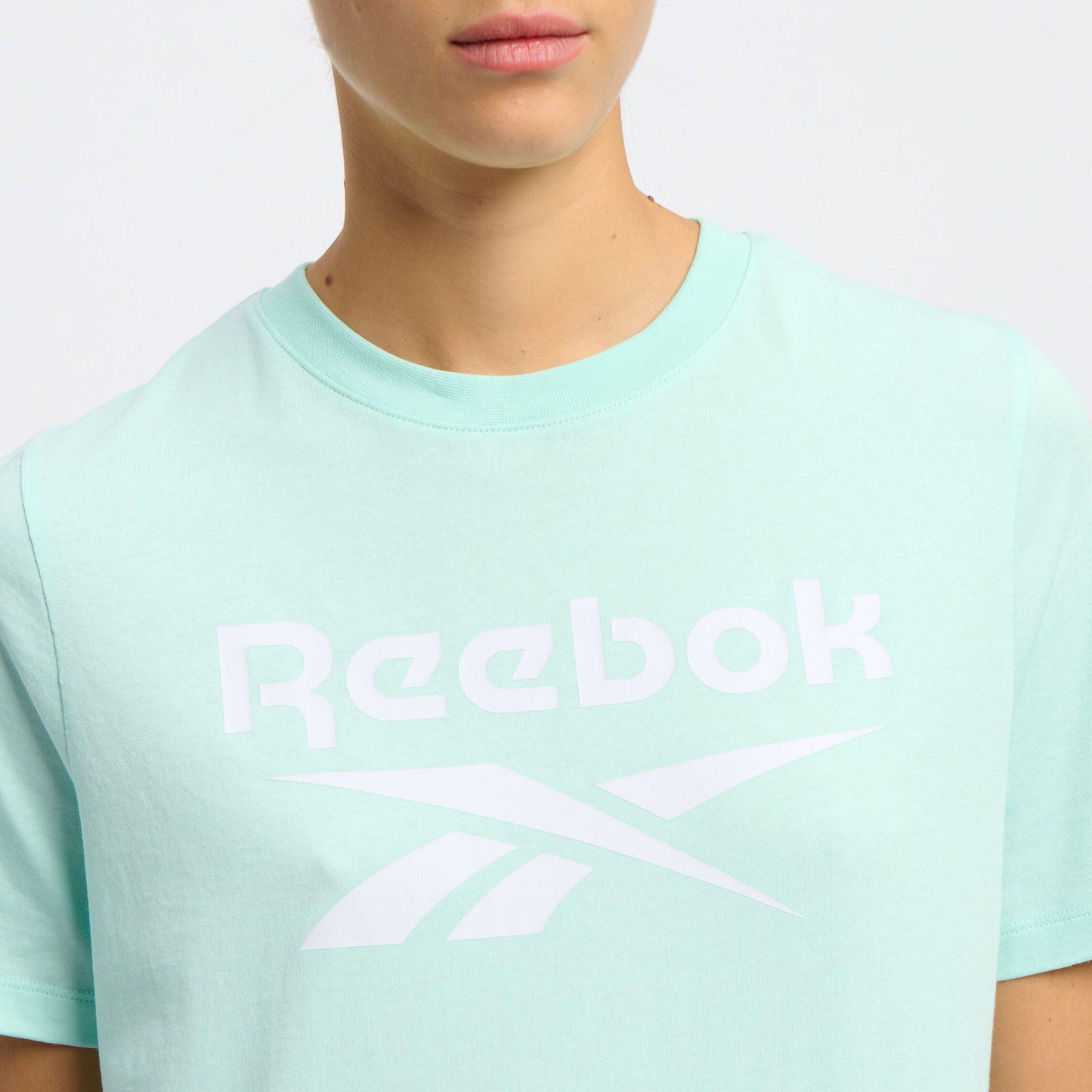 Reebok Apparel Women Reebok Identity Big Logo T-Shirt GLITCH AQUA