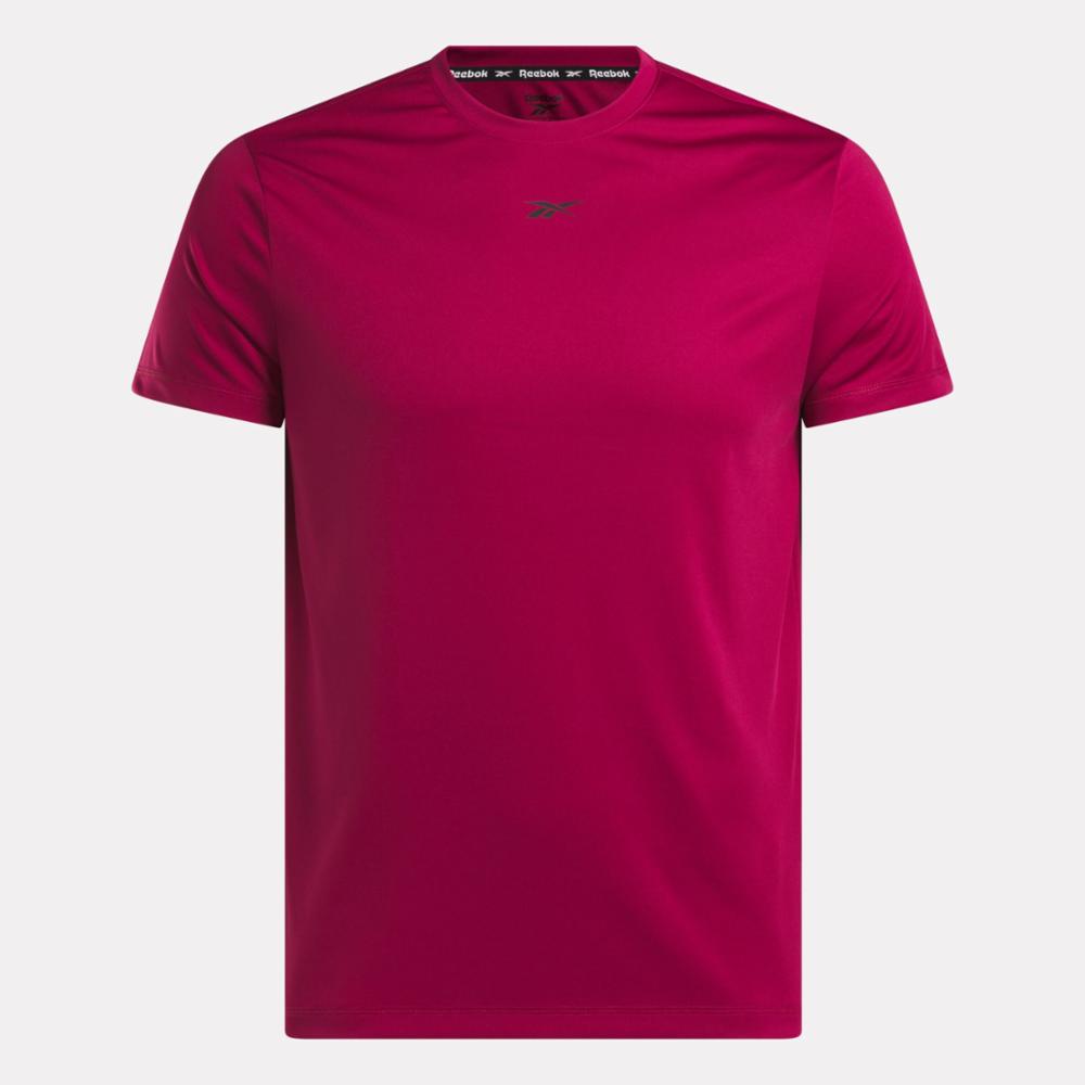Reebok Apparel Men Training Tech T-Shirt VERY BERRY