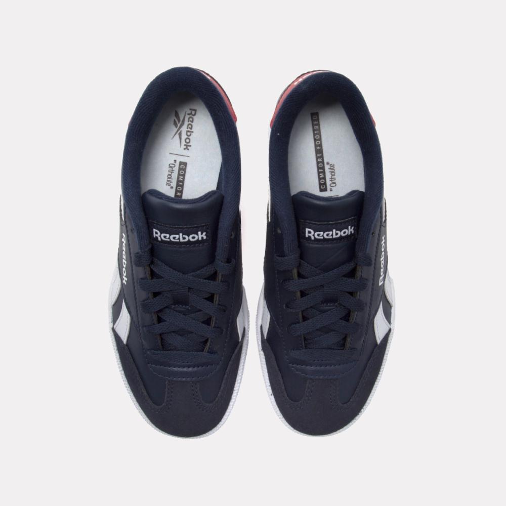 Reebok Footwear Men Smash Edge Shoes NAVY/WHITE/RED