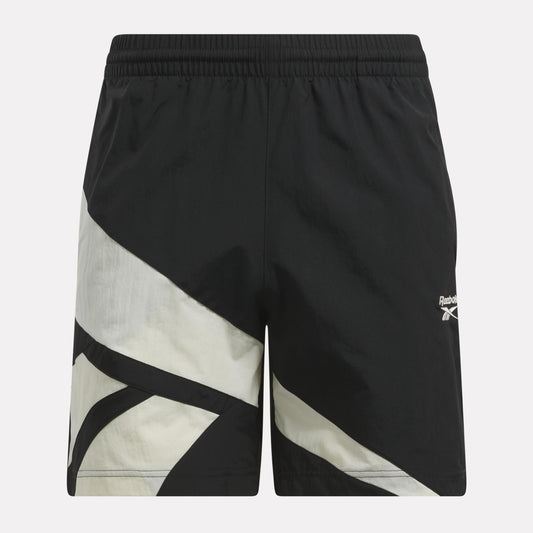 Reebok Apparel Men Classics Vector Woven Shorts 7" BLACK/CHALK