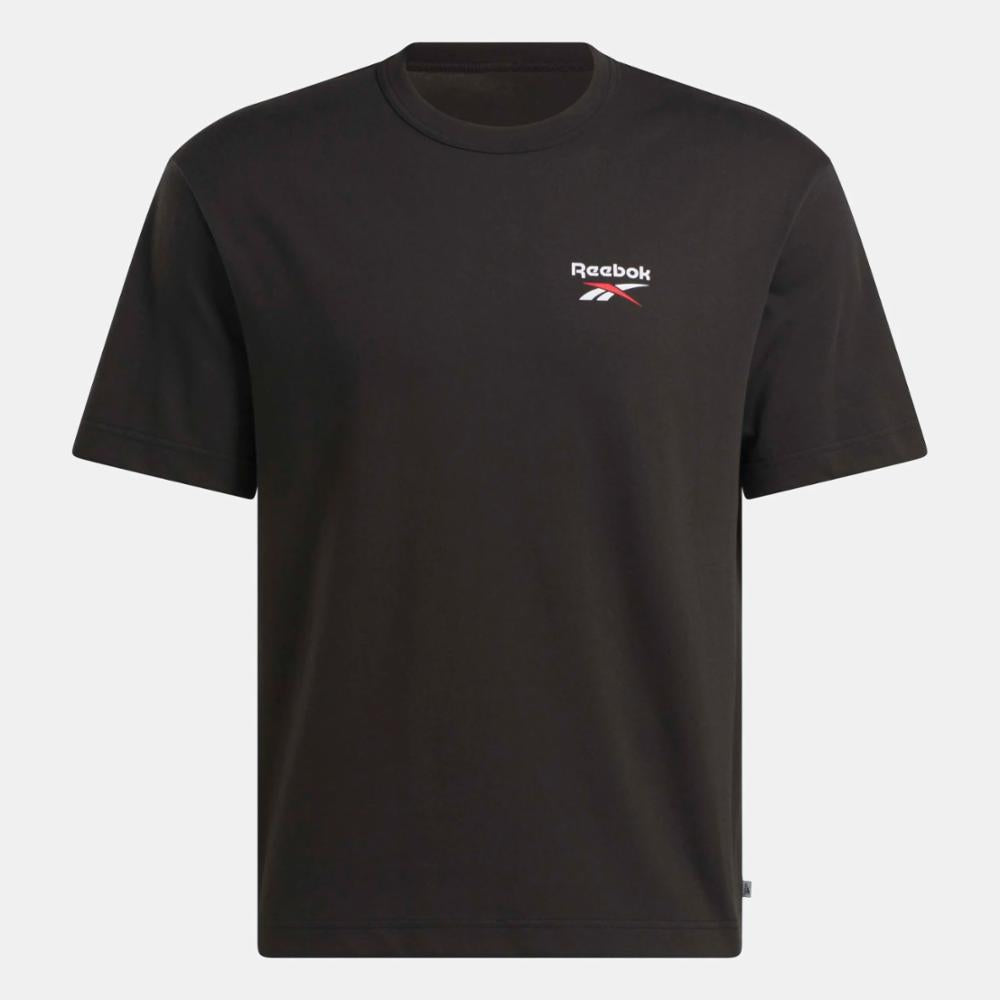 Reebok Apparel Men Graphic Series Shaq Logo T-Shirt BLACK