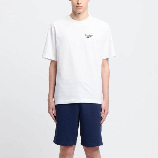 Reebok Apparel Men Graphic Series Shaq Logo T-Shirt WHITE