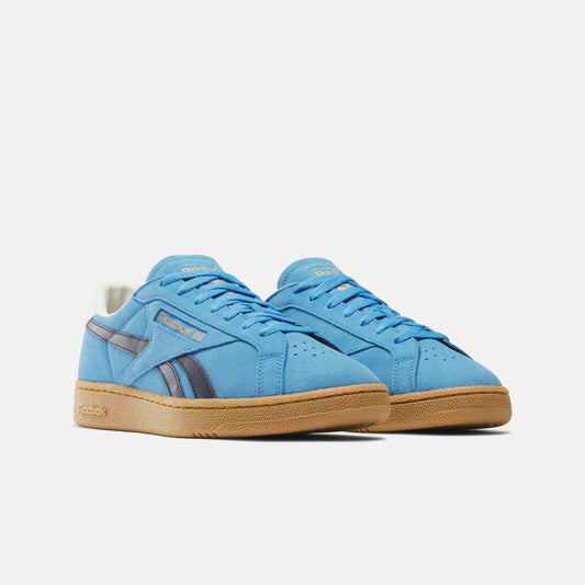 Reebok Footwear Men Club C Grounds UK Shoes RECOVERYBLUE/VECTORNAVY/GUM