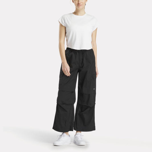 Reebok Apparel Women Studio Style Cargo Pants BLACK