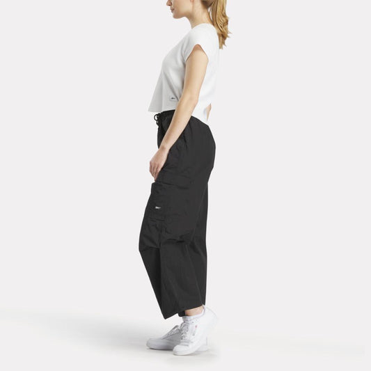 Reebok Apparel Women Studio Style Cargo Pants BLACK