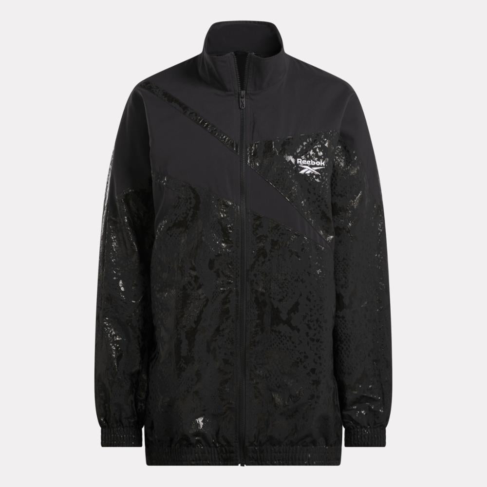Reebok Apparel Women Basketball Off-Court Warm-Up Jacket BLACK