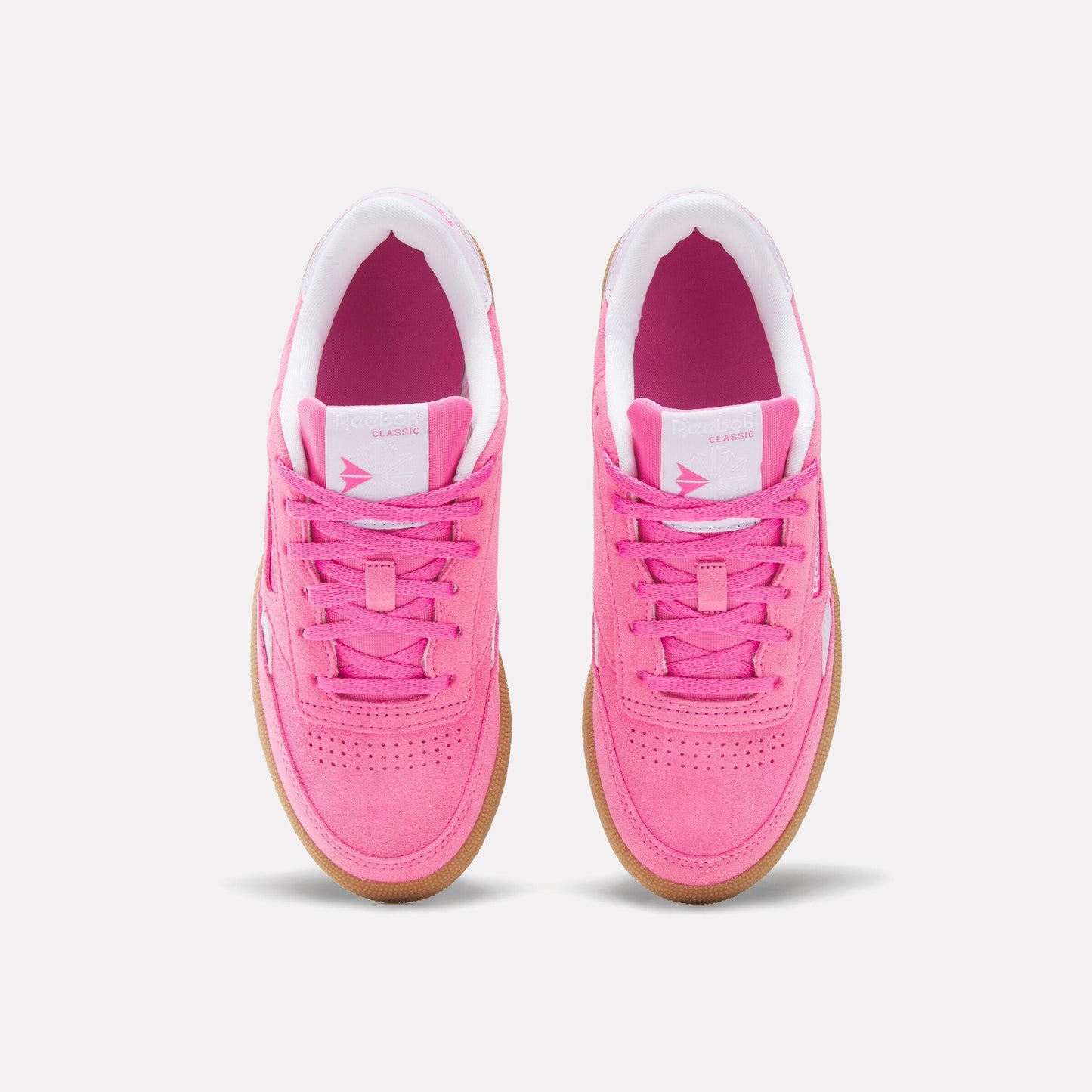 Reebok Footwear Kids Club C Revenge Shoes - Grade School TRUE PINK/DIGITAL GLEAM/GUM