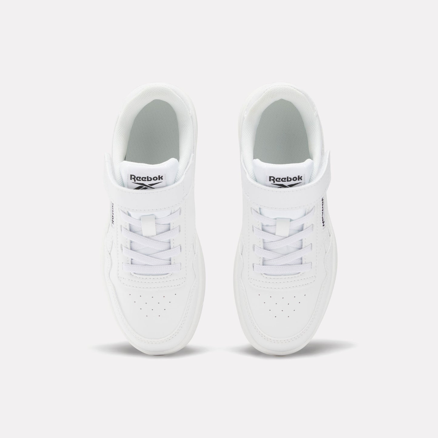 REEBOK FOOTWEAR KIDS Reebok Court Advance Elastic & Top Strap Shoes - Preschool FTWRWHT/FTWRWHT/FTWRWHT