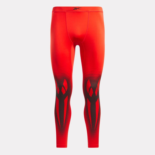 Reebok Apparel Men ERS Perform Tights ENERGY RED