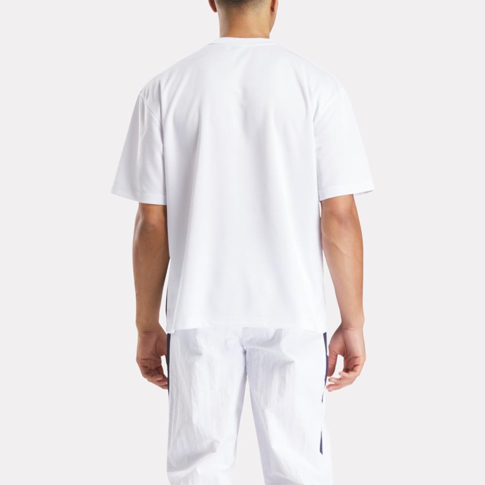 Reebok Apparel Men Reebok Identity Crosscheck Jersey WHITE