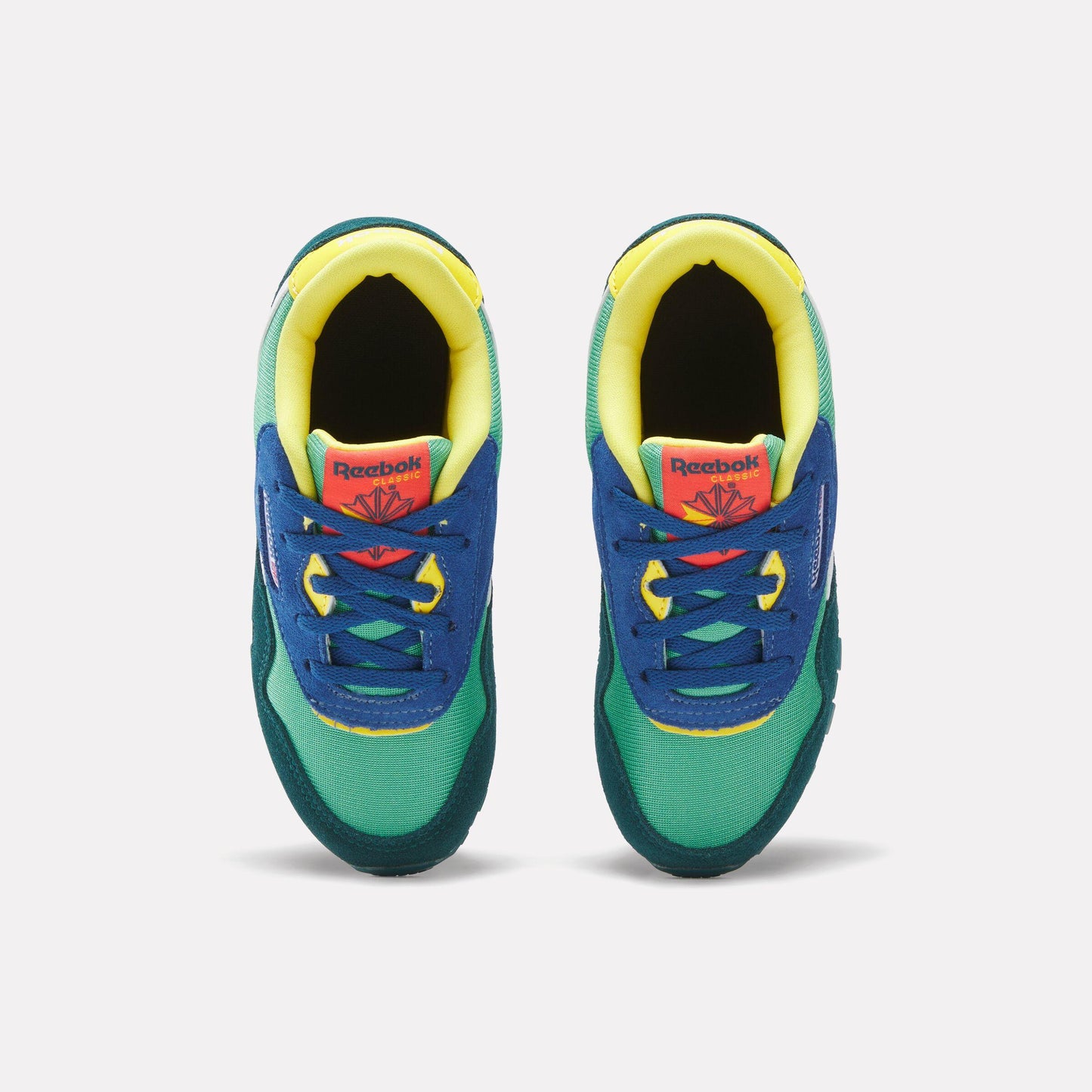 Reebok Footwear Kids Classic Nylon Shoes - Pre-School UPGRADEGREEN/RETROTEAL/TWILIGH