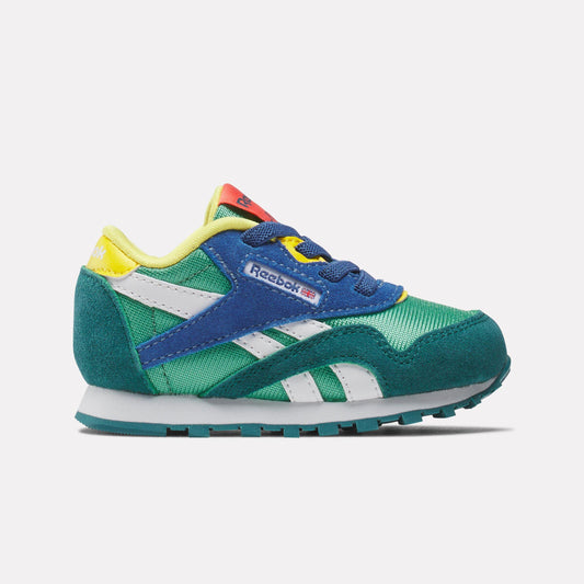 Reebok Footwear Kids Classic Nylon Shoes - Baby & Toddler UPGRADEGREEN/RETROTEAL/TWILIGH