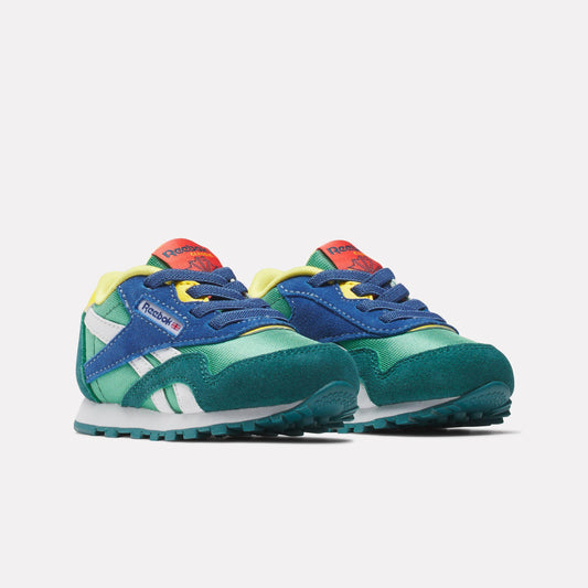 Reebok Footwear Kids Classic Nylon Shoes - Baby & Toddler UPGRADEGREEN/RETROTEAL/TWILIGH