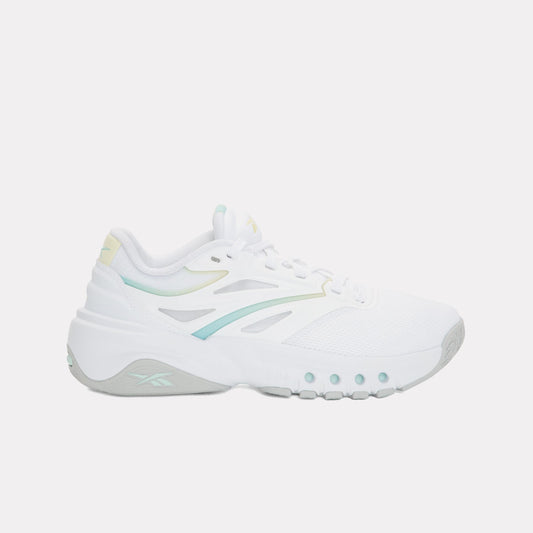 Reebok Footwear Women ERS Training Shoes WHITE/GLITCH AQUA/YELLOW HAZE