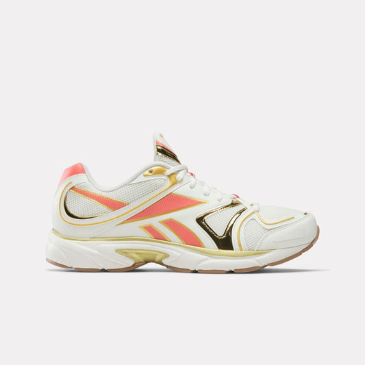 Reebok Footwear Women Reebok x Angel Reese RBK Premier Road Plus VI Shoes CHALK/SUNSETCORAL/CHALK