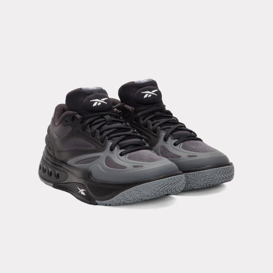 Reebok Footwear Men Engine A Basketball Shoes BLACK/WASHED BLACK/GREY 5