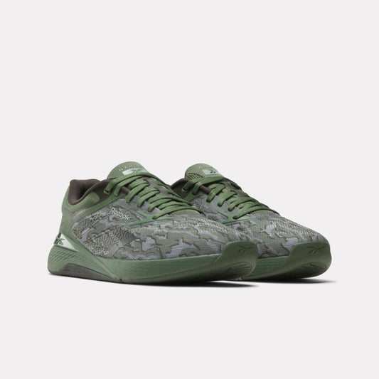 Reebok Footwear Men Nano X5 Training Shoes BREAKAWAY GREEN/WASHED BLACK/G